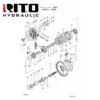 Slewing Motor, RITO, 4439418, ZX280LC, 4484557 - view 3