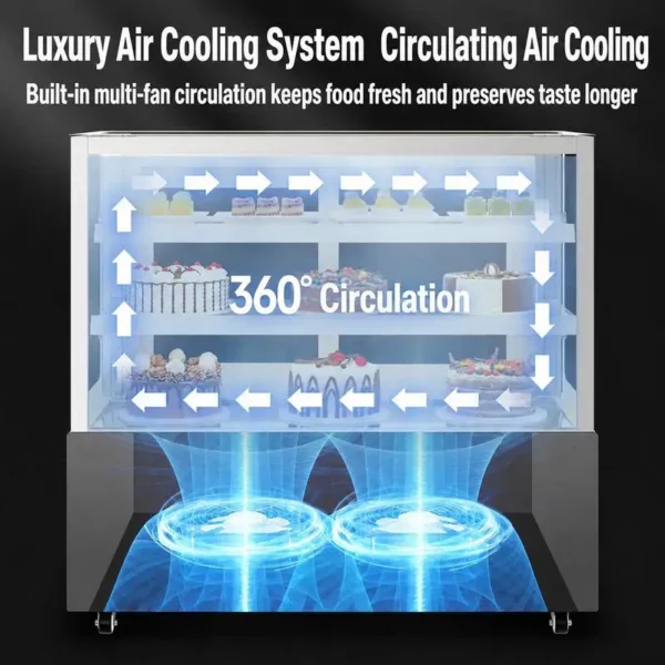 Sliding Door Display Chiller, LED, Aluminum - view 6