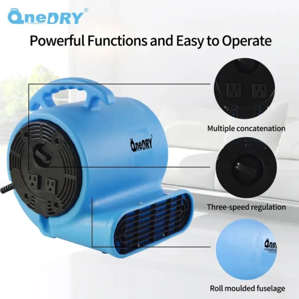 Small Snail Blower, 1/4HP, GFCI - view 5