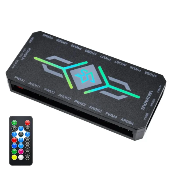 Smart Argb Pwm Fan, 5V, SYNC, LED - view 3