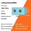 Smart Ceiling Mounted Dehumidifier, 368L/D, Ducted - view 2