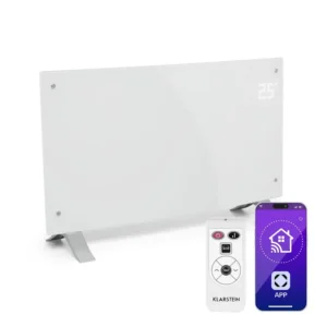 Smart Electric Convector Heater, 2000W, Wall, Portable, IP24