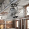 Smart Oscillating Fan, Aluminum, 3-Speed, Portable, Ceiling