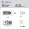 Smart Register Booster Fan, 220 V, Plastic - view 6