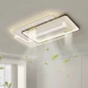 Smart Retractable Square Fan, Ceiling, Iron - view 2