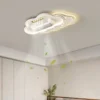 Smart Retractable Square Fan, Ceiling, Iron - view 5