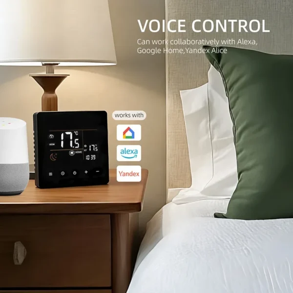Smart Thermostat Water Boiler, LCD, AC 90-240V, Electric - view 4