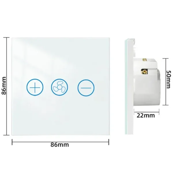 Smart Touch Glass Panel, Wall, ABS