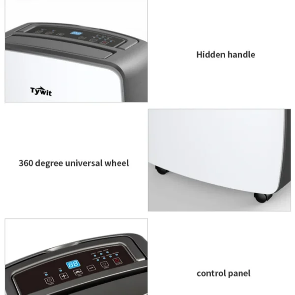 Smart Touchscreen Dehumidifier, 20L/day, R290 - view 3