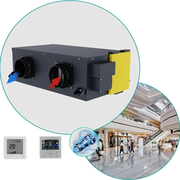 Smart Ventilation Fan, APP, LED, 5-Year - view 3