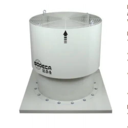 Sodeca Roof Fan, HTMV, axial