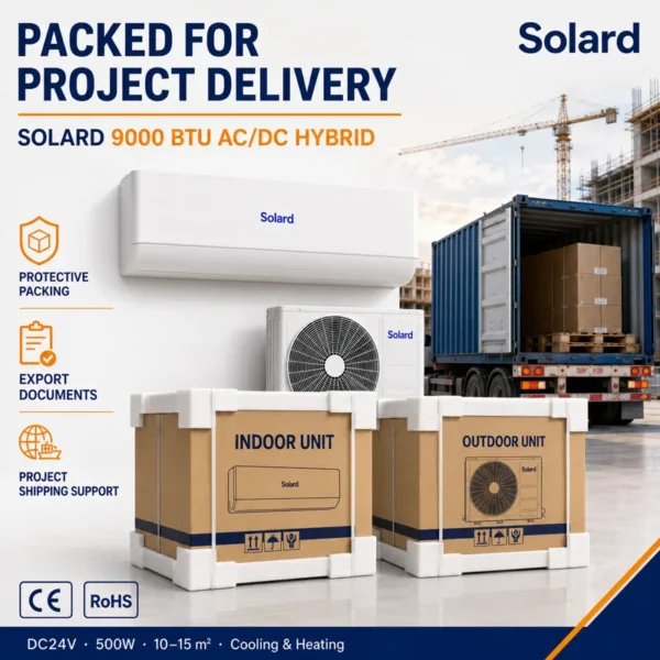 Solar Air Conditioner, 9000, BTU, Inverter, Wall - view 6