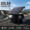 Solar Attic Fan, 40W, 14in, IP68, Waterproof