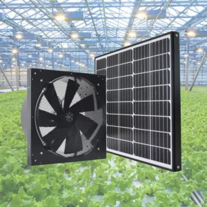 Solar Attic Fan, 60W, Wall, 24V