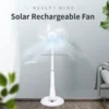 Solar Electric Floor Fan, LED, 35W, Plastic - view 5