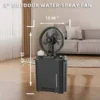 Solar Fan, 8", Portable, LED - view 6