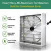 Solar Farm Ventilation Fan, 46700CMH, Aluminum, Wall - view 3