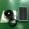Solar Gable Fan, Wall, 10W, Brushless, Aluminum