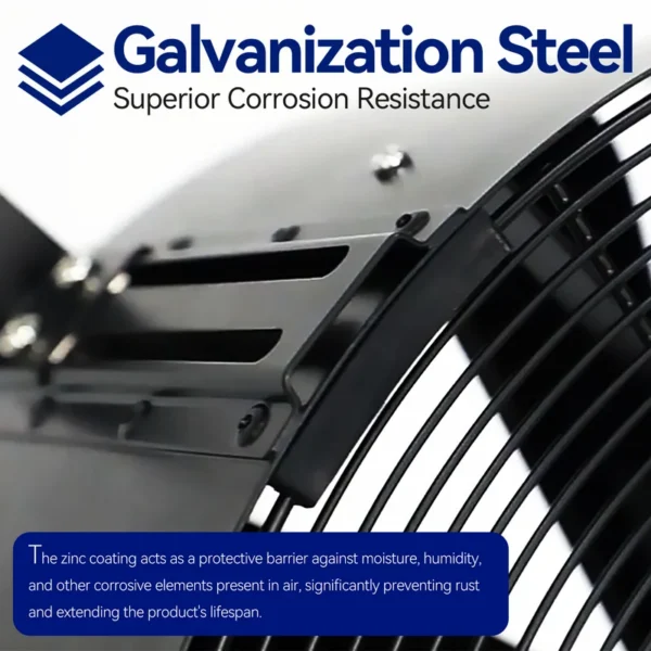 Solar Gable Vent Fan, 60W, Steel, Aluminum - view 3