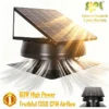 Solar Powered Attic Fan, IP68, Waterproof, 60W, Roof - view 4