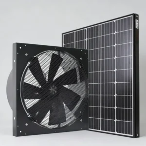 Solar Powered Axial Fan, 14'', Wall