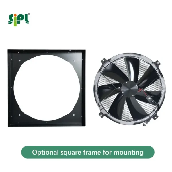 Solar Powered Axial Fan, 14'', Wall - view 4