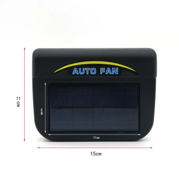 Solar Powered Exhaust Fan, Portable, Plastic - view 4