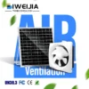 Solar Powered Exhaust Fan, Waterproof, Wall, 12V, Axial