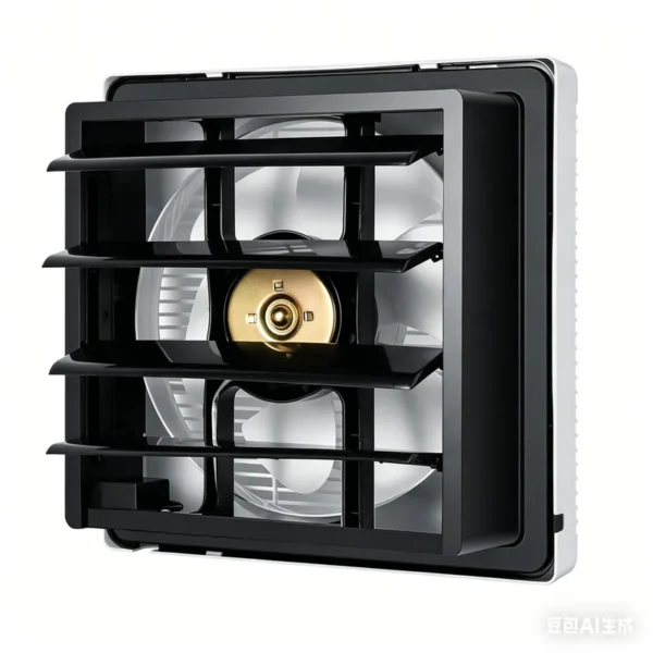 Solar Powered Exhaust Fan, Waterproof, Wall, 12V, Axial - view 2