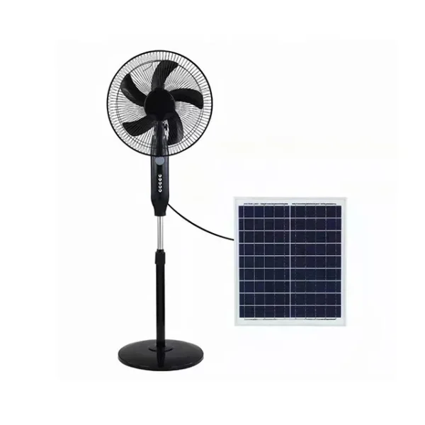 Solar Rechargeable Fan, Solar Panel, 25 - view 2