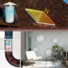 Solar Roof Exhaust Fanw, Fan-15W, Waterproof, Brushless, Axial - view 5