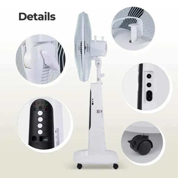 Solar Stand Fan, WINNING, STAR, ST-4208 - view 6