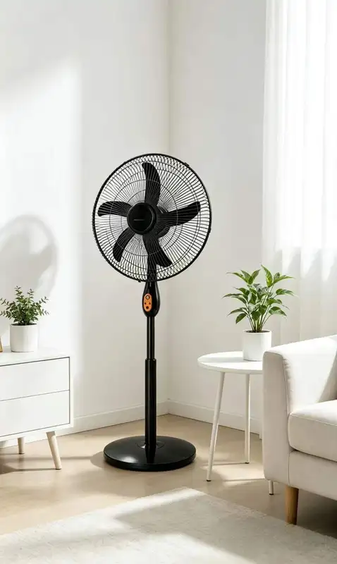 Solar Standing Fan, Brushless, 12V - view 2