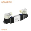 Solenoid Valve, 24VDC, AIRTAC, Aluminum, 4V210-08 - view 3