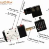 Solenoid Valve, 3V210-08, 12V, 24V, 110V - view 2