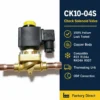 Solenoid Valve, CK10-04S, 100%, R22, R134a