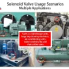 Solenoid Valve, DC12V, 24V, ODF, Brass - view 5