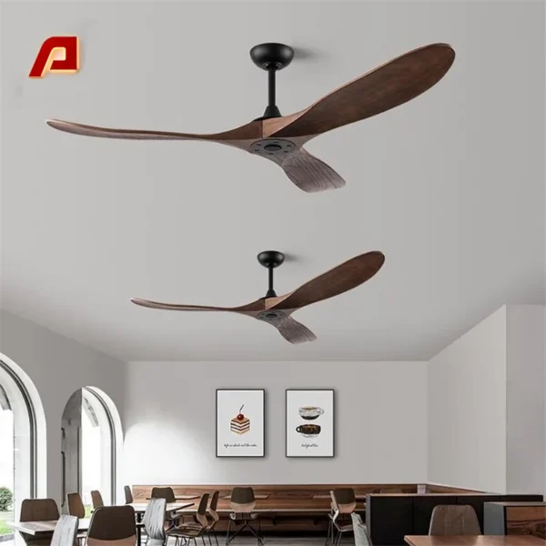 Solid Wood Ceiling Fan, F7788 - view 2