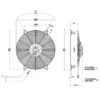 Spal Air Conditioning Fan, 24V, VA59-BP70/LL-68A-88S - view 2