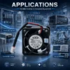 Speed Brushless Axial Fan, 4020, NMB, 04020VA-24P-BL, 24V - view 6