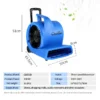 Speed Centrifugal Toilet Blower, 900w, 220V, 160 - view 6