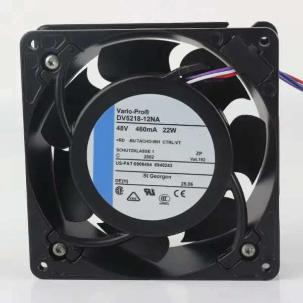 Speed Control Imported Fan, Dv5218/2npu, 48v0.48a, 23W, 4-Wire - view 2