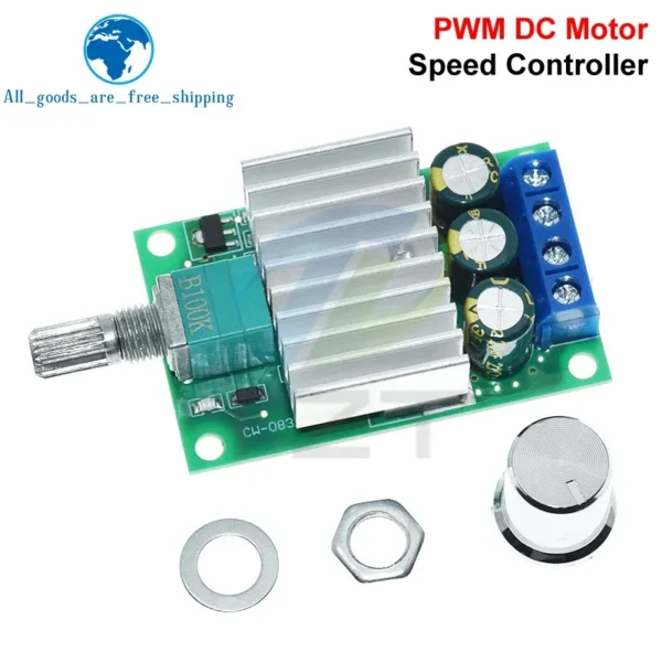 Speed Controllers Regulators, 10A, 12V-30V, PWM, 12V - view 3