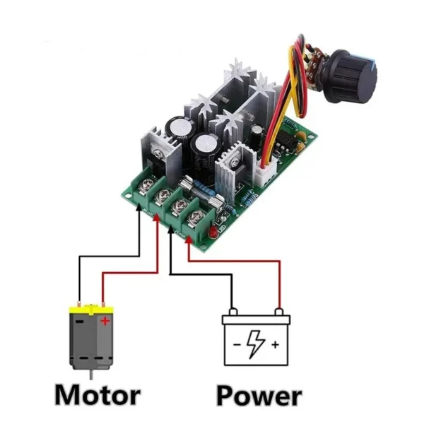Speed Controllers Regulators, 1200W, 20A, PWM, 10V-60V - view 2
