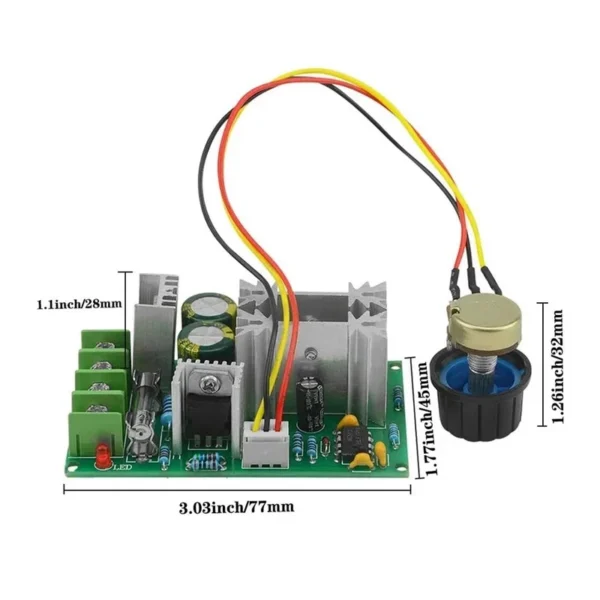 Speed Controllers Regulators, 1200W, 20A, PWM, 10V-60V - view 5