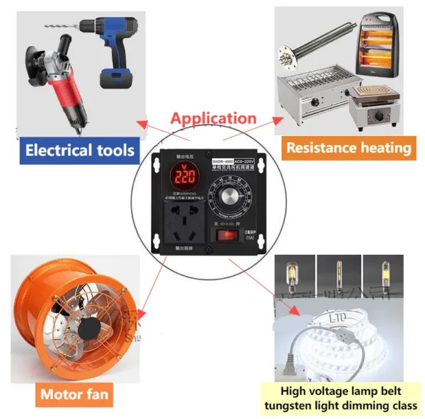 Speed Controllers Regulators, 220V, 4000W - view 6