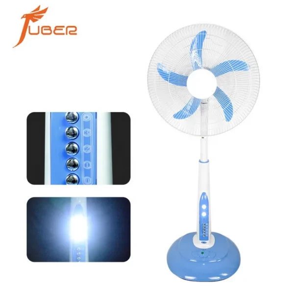 Speed Cooling Stand Fan, 12W, Plastic - view 5