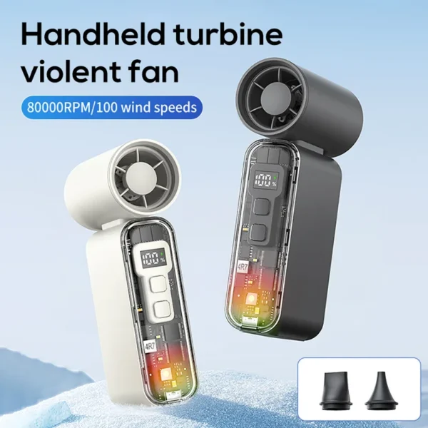 Speed Handheld Turbo Fan, 100, Portable, Cordless - view 3
