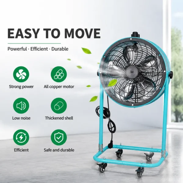 Speed Mobile Axial Fan, Copper, Aluminum - view 2