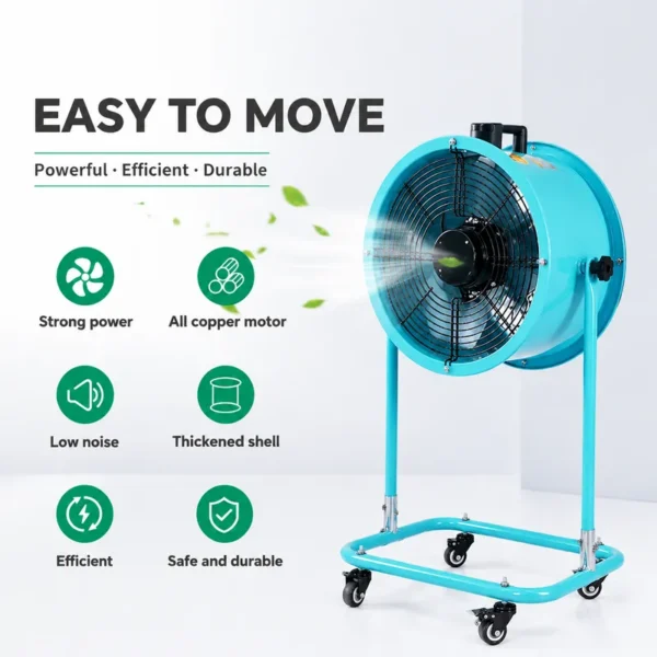 Speed Mobile Axial Fan, Copper, Aluminum - view 3